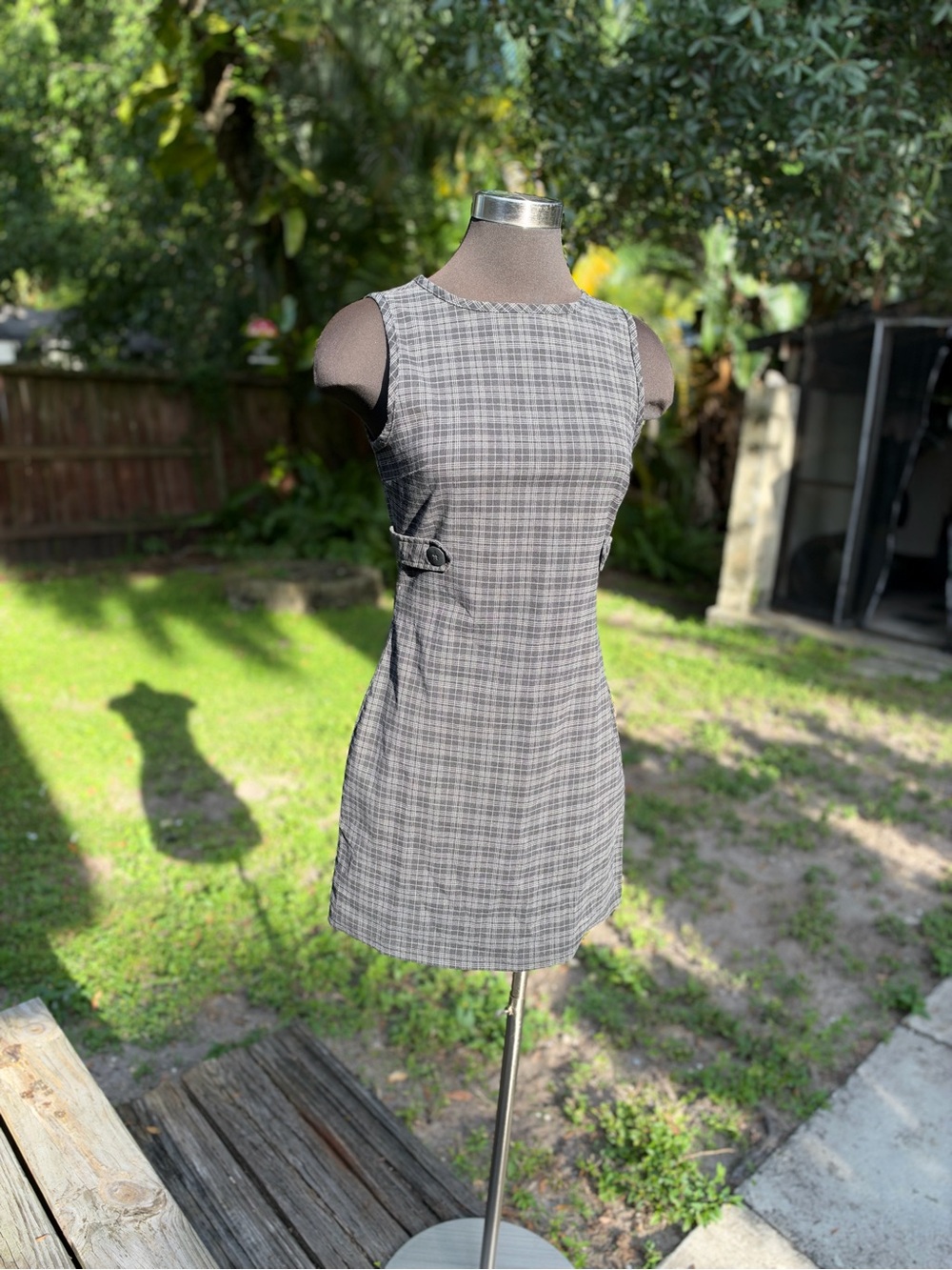 Vintage 90s 2000s No Boundaries Plaid Dress